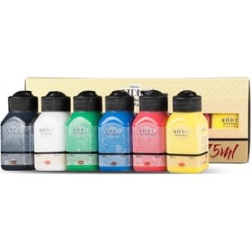 Resim Artdeco Akrilik Boya Seti Canlı Renkler 75ml 6lı 