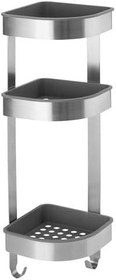 Resim IKEA Banyo Duş Sepeti 19x58 cm Paslanmaz Çelik Raf 