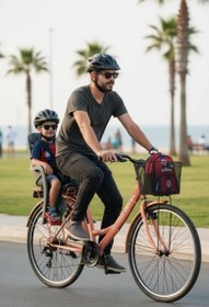 Resim Bisan Lotus Şehir Bisikleti 34 Cm V 24 Jant 21 Vites Mercan Beyaz 