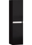 Resim Denko More 35 Cm Mdf Siyah Banyo Boy Çamaşır Dolabı Siyah 