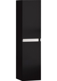 Resim Denko More 35 Cm Mdf Siyah Banyo Boy Çamaşır Dolabı Siyah 