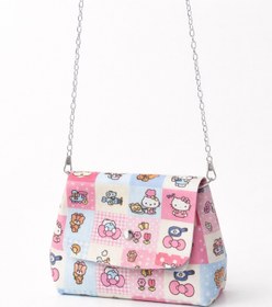 Resim MakeWell Hello Kitty Desenli Çocuk Omuz Çantası Zincir Askılı Pembe Kız Çocuk Çantası Sevimli Çapraz Çanta 