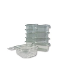 Resim Plastik Sızdırmaz Kap 250 Gr Cc Kullan At Tek Kullanımlık Plastik Kapaklı Kase 300 Adet 