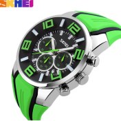 Resim Hanyang Yeşil Saatler Erkekler Lüks Marka Skmeı Chronograph Erkekler Spor Saatler Su Geçirmez Erkek Saat Kuvars Erkek Saati Reloj Hombre 2018 (Yurt Dışından) 