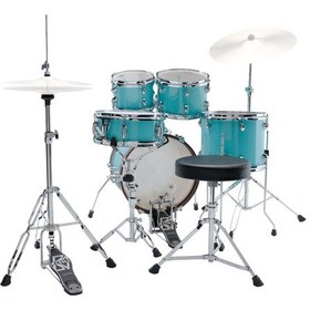 Resim Tama Ljk56h5-aqb Club-jam Aqua Blue 5 Parça 16b/8t/10t/12f/12s Sınırlı Üretim Akustik Davul Seti 