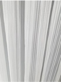 Resim Bbb Zincir Ip Çizgili Modern Tül Perde Yüksek Kalite Et3001 