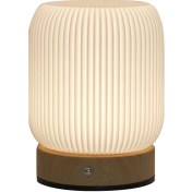 Resim Youmex Led Ahşap Desenli Gece Lambası - Dokunmatik Kontrol, Üç Renk Seçeneği, Sonsuz Işık Ayarlama, Dahili Pil İle Ev Ve Kamp Kullanıma Uygun Diğer 