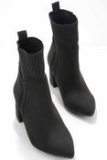 Resim Bambi Siyah Süet Kadın Bot & Bootie K02990100002 
