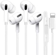 Resim Ussnuler 2 Paket Kablolu Kulaklıklar iPhone/iPhone Kulaklıklar Kablolu/iPhone Kablolu Kulaklıklar [MFi Sertifikalı] (Mikrofon ve Ses Kontrolü) Gürültü Yalıtım Kulaklıklar iPhone 14/13/12/8/7 Tüm iOS 