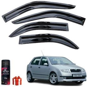 Resim Fabia Mügen Cam Rüzgarlığı Hb 2000-2009 Arası 4 Lü Takım+koku 