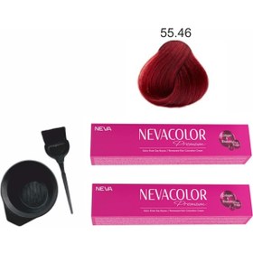 Resim Nevacolor 0.66 Tüp Boya-yoğun Ateş Kızılı 1 Adet 