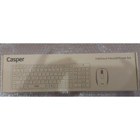 Resim CASPER KABLOSUZ KLAVYE MOUSE SET TAKIM 