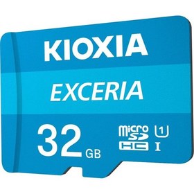 Resim Kioxia 32GB Exceria Micro SDHC UHS-1 C10 100MB/sn Hafıza Kartı (LMEX1L032GG2) 
