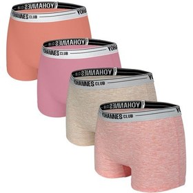 Resim Yohannes Club, Kız Çocuk, Pamuklu Boyshort Boxer , 4'lü Paket, Karışık Renkli Çok Renkli 
