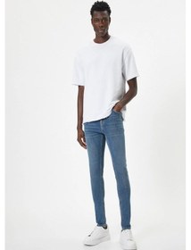 Resim Koton Super Skinny Fit Kot Pantolon - Justin Jean 001 