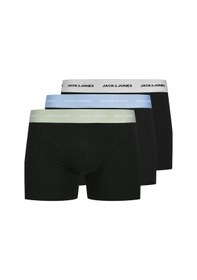Resim Jack & Jones Jack&jones Tom Bamboo 3'lü Paket Erkek Siyah İç Çamaşır Siyah 