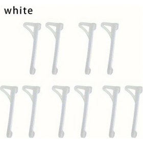 Resim Globalbloom 10 Adet Silikon Gözlük Askısı Spor Ve Outdoor İçin Evrensel Kaymaz Kulak Kancası Beyaz 