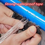 Resim Fiberfix Süper Güçlü Su Geçirmez Bant, Kendinden Yapışkanlı Sızıntı Onarım Sızdırmazlık Maddesi, Boru İçin PVC ve Polyester Şerit, Banyo Yalıtımı ve Sızdırmazlık İçin Suya Dayanıklı Kanal Bandı 