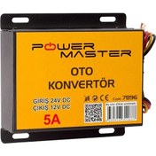Resim Powermaster 24-12 Volt 5 Amper Oto Konvertör PM-7896 