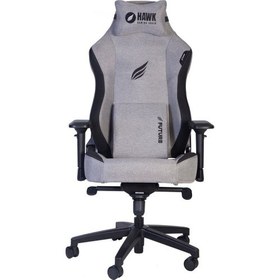 Resim Hawk Gaming Chair Future Gray Kumaş Oyuncu Koltuğu 