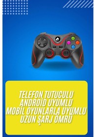 Resim Bfs Kablosuz Oyun Kolu Bluetooth Joystick Gamepad Android Uyumlu 