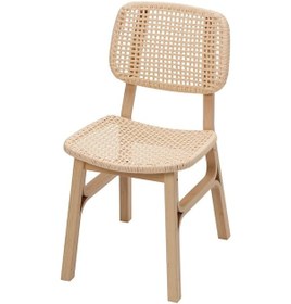 Resim Voxlöv Ahşap Sandalye, Bambu Meridyendukkan El Dokuması Bambu 1adet 