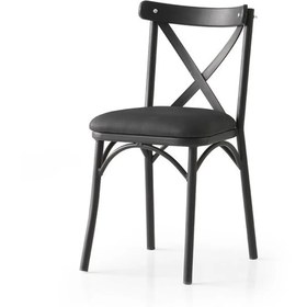 Resim BAHAR ÇAPRAZ SANDALYE, SİYAH 