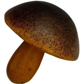 Resim Yapay Sebze Mantar Porçini Model 1adet 9cm Kahve 