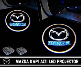 Resim Araç Kapı Altı Logo Led Işık ( 2 adet ) - Mercedes Çelenk 