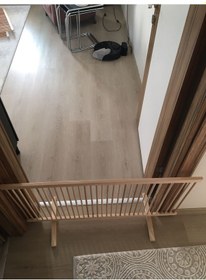 Resim Sık Aralıklı Ahşap Köpek Çiti (Yükseklik 50 cm.) 