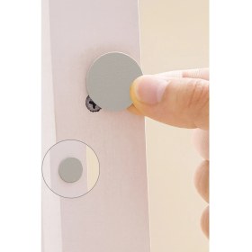 Resim Tek Yapışkanlı Yapıştırma Vida Tapası Tıpası Gri Vida Kapatıcı Kapağı (100 Adet) 