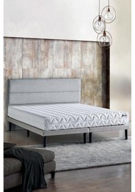 Resim Niron Slim Pocket Yatak Seti - 160x200 Çift Kişilik Paket Yaylı Yatak, Metal Baza Ve Başlık Takımı 