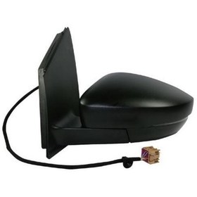Resim SPJ E-3725 Dış Dikiz Aynası Polo Elektrikli Ayna 09/10 Astarlı Sinyalli Kor Noktalı Kare Soket Sol 
