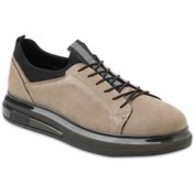 Resim Erkek Sneaker OZ-3279 John May Vizon Nubuk 3067-Siyah Strach Kumaş 