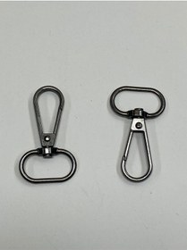 Resim Karantuhafiye Çanta Kancası / Klasik Model/ 2 Li Set Antrasit Antrasit 