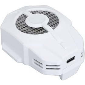 Resim Yunseity Cep Telefonu Soğutucusu, 5500R/dak Telefon Soğutma Soğutucusu Canlı Yayın Için Etkili (WHITE) 