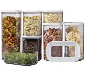 Resim Mepal Starter Set Modula 7 Saklama Kabı Beyaz 