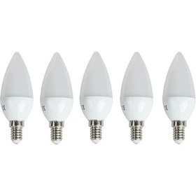 Resim Noas 7w E14 Duy Led Mum Ampul Beyaz Renk 6500 Kelvin 630 Lümen 5 Adet 