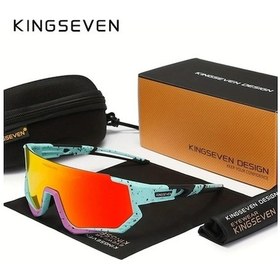 Resim Fastbuy Wangxi Kıngseven Polarize Günlük Kullanım Sürüş Ve Fotoğrafçılık Aksesuarları, Erkek Kadın Sınırlı Mavi Altın Hediye Altın 