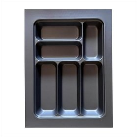 Resim Çekmeceye Göre Esnek Ebatlanan 37x49 cm Sağlam Hediyelik Kesilebilir 6 Gözlü Çekmece İçi Kaşıklık 