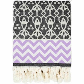 Resim Siyah 'Mahi' Peştemal 