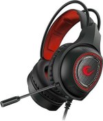 Resim RAMPAGE RM-K23 MISSION KIRMIZI GAMİNG OYUNCU MİKROFONLU KULAKLIK 