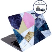 Resim Mcstorey Macbook Air Kılıf 13.6inç M4 M3 M2 Çip Marble14nl (13.6" AİR) A2681 A3113 A3240 Ile Uyumlu 
