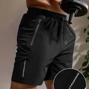Resim Moda Erkek Yaz Bağcıklı Rahat Spor Bol Şort, Açık Hava Sporları İçin Uygun, Rahat ve Çok Yönlü 