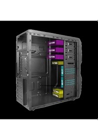 Resim Vento Ta-k61 Mid Tower, 550w 80+ Siyah, Atx Kurumsal Kasa 