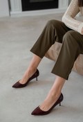 Resim Nell Bordo Rugan Stiletto 