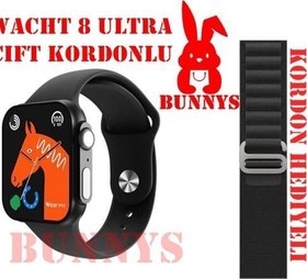 Resim Akıllı Saat Wacht 8 Ultra General Mobile GM 22 Uyumlu KORDON HEDİYELİ Konuşma Özellikli 