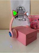 Resim Subzero Katlanabilir sevimli Kedi Kulaklı Bluetooth Kulaklık 