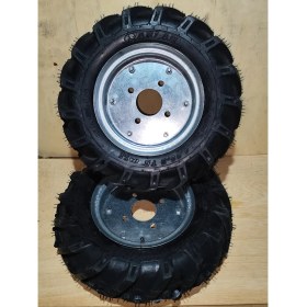 Resim Anlas 400X8 Çapa Makinesi Lastik Takımı Iç - Dış - Jant 