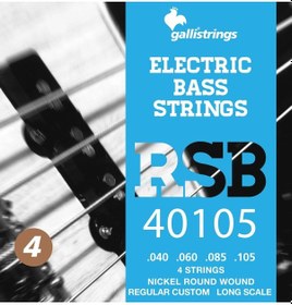 Resim Galli Rsb40105 Model 040-105 Numara Nikel Bas Gitar Tel Seti 